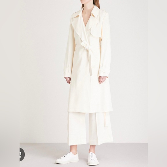 Theory Tench Coat White Size M - Picture 1 of 9